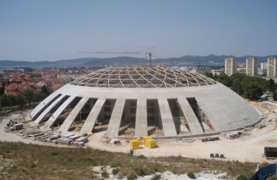 Geodetski nadzor prilikom gradnje dvorane 